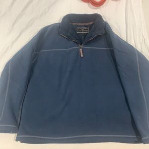 True Grit Light Navy quarter-zip pullover